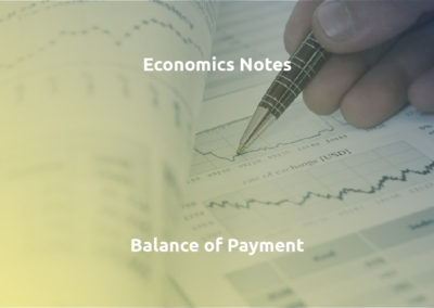 Balance of Payment